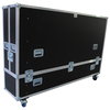 98 LCD Plasma TV Split Twin Lift Off Lid Flight Case